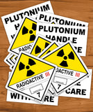 Anvil "1.21 Gigawatts" Storage Case & "Plutonium" Sticker Set